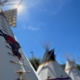 teepees at indian villlage calgary stampede park 2024